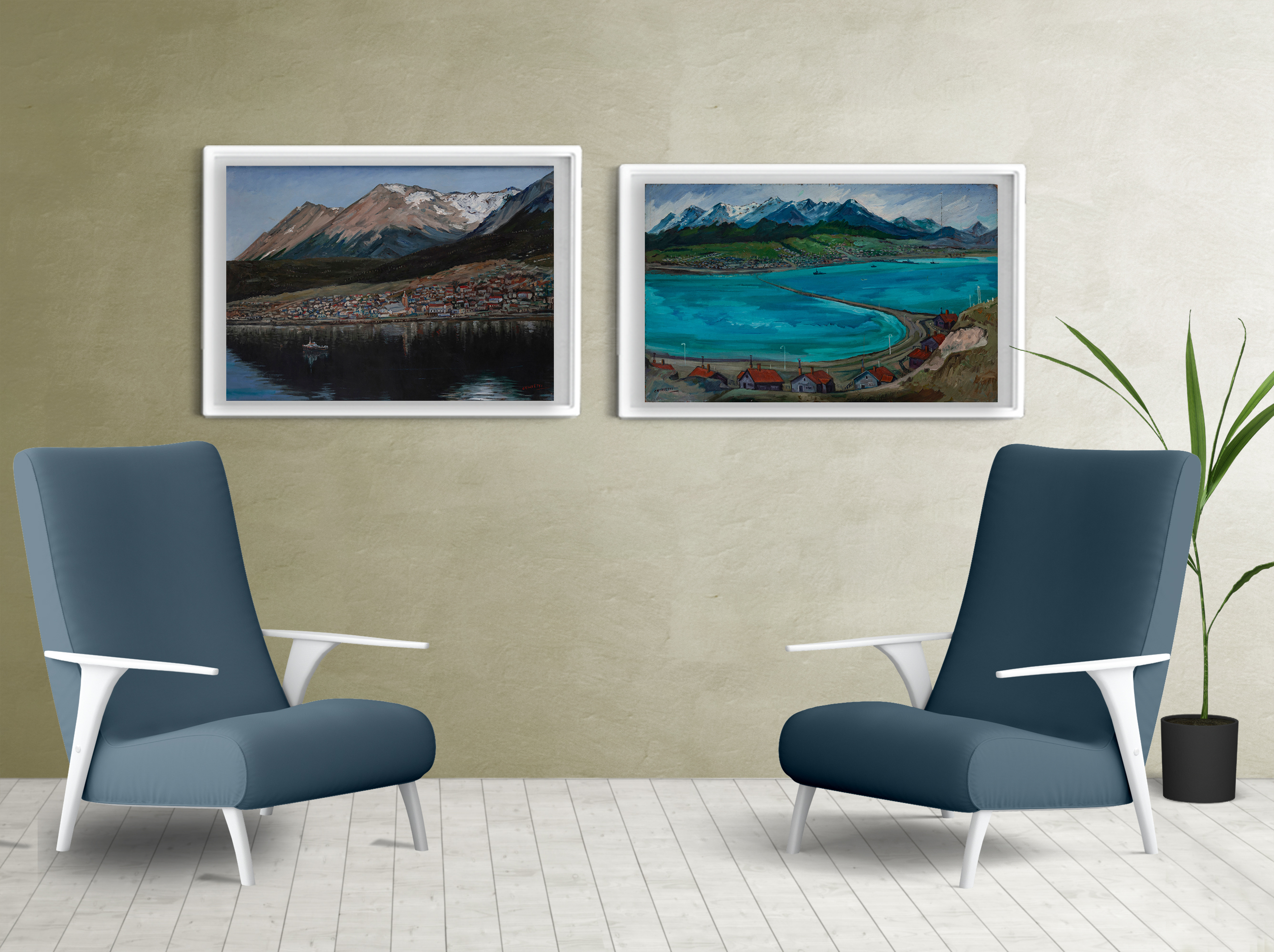 Living cuadro Malvinas 4